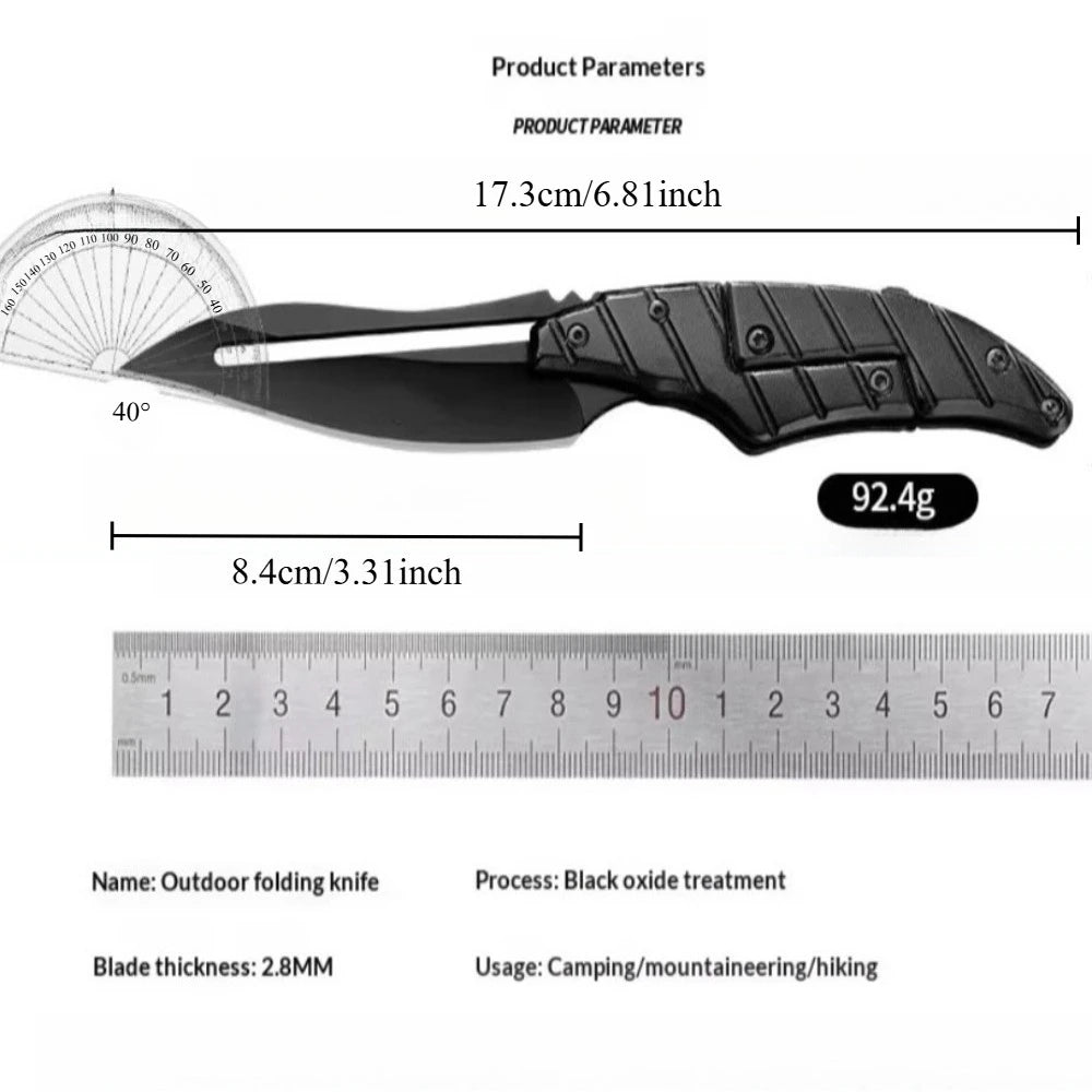 Stainless Steel Folding Pocket Knife – Camping & Kitchen Folding Pocket Knife Axl