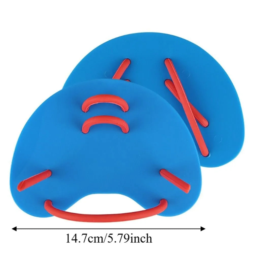 Silicone Swimming Finger Fins – Adjustable Hand Webbed Gloves Swimming Hand Fins Axl
