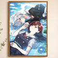 Anime Kimi to Tsuzuru Utakata PVC Wall Poster – Peel & Stick HD Anime Wall Poster Axl White02 60X90cmNoframe