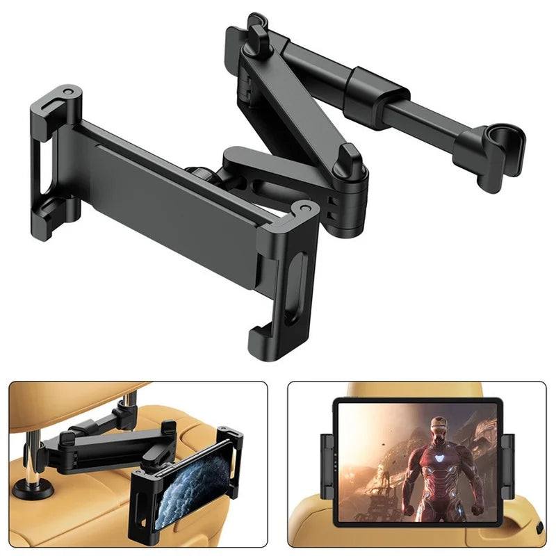 Car Headrest Tablet Mount – Universal 4.7–12.9" Holder for iPad Car Tablet Mount Axl