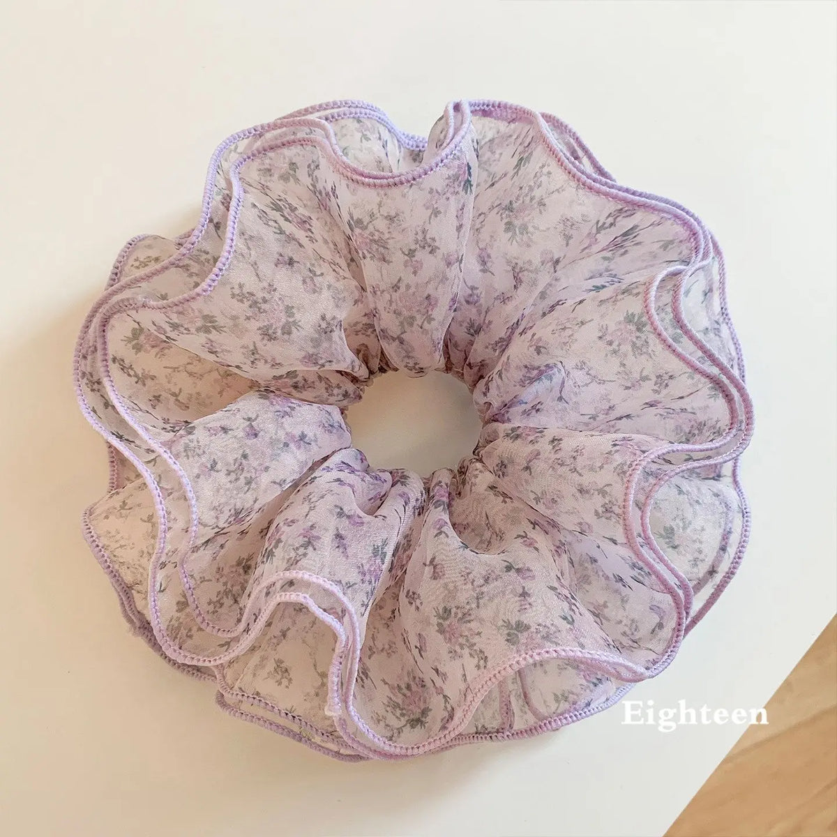 Leopard Print Hair Scrunchie – Large Elastic Retro Hair Tie Hair Scrunchie Axl I-1PCS