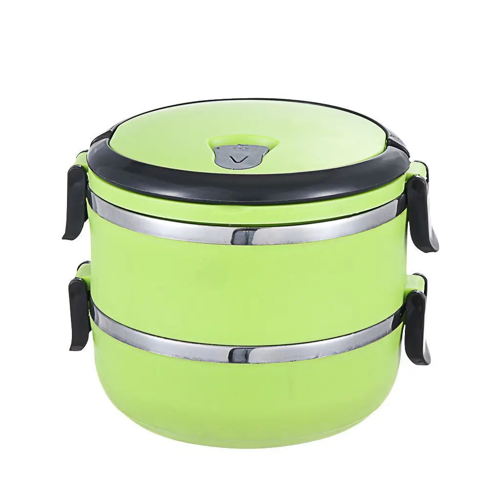 Vacuum Insulated Stainless Steel Thermos Lunch Box Food Flask Thermos Lunch Box Axl green-1300ml
