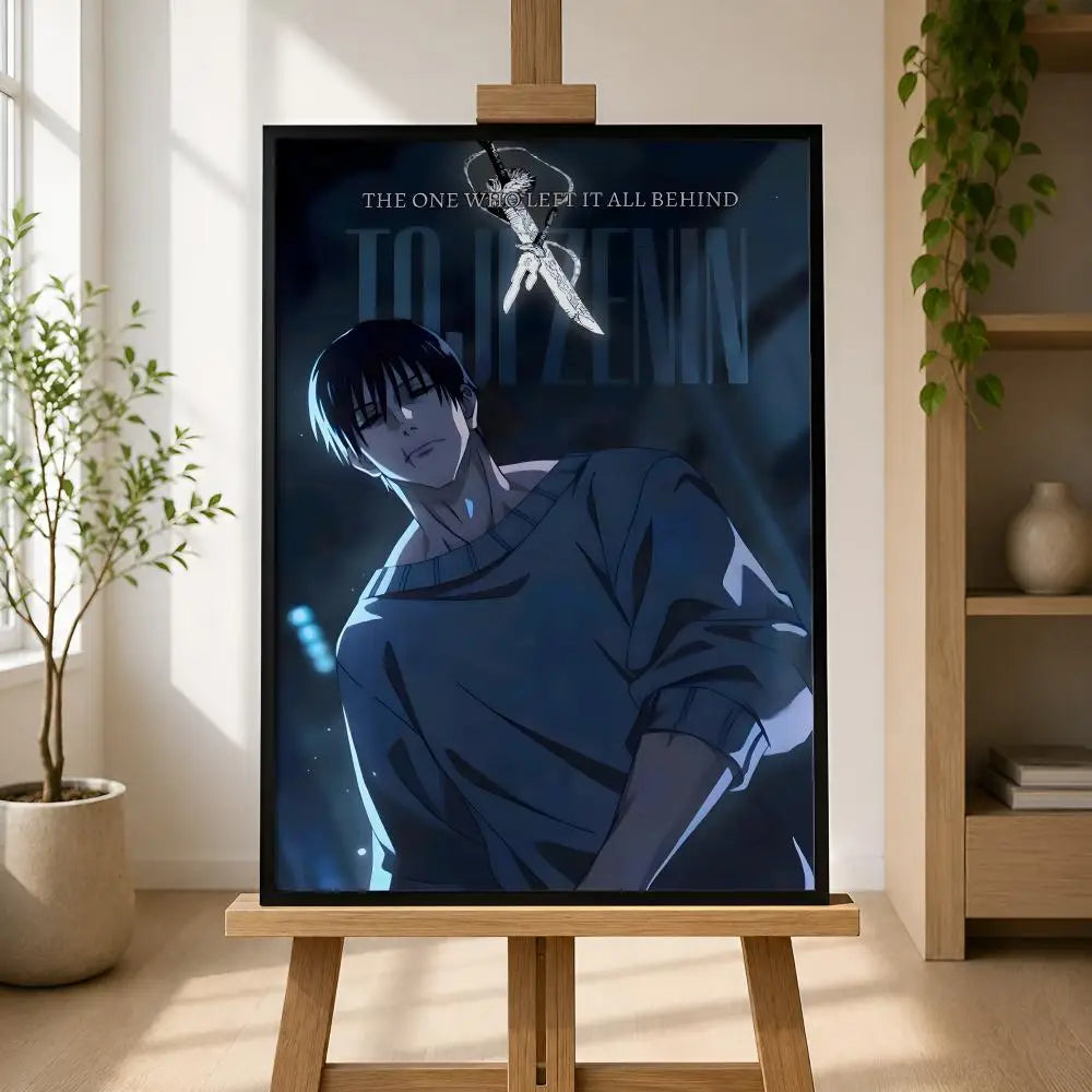 Fushiguro Toji Anime Wall Poster – Self-Adhesive HD Art Print Anime Wall Poster Axl