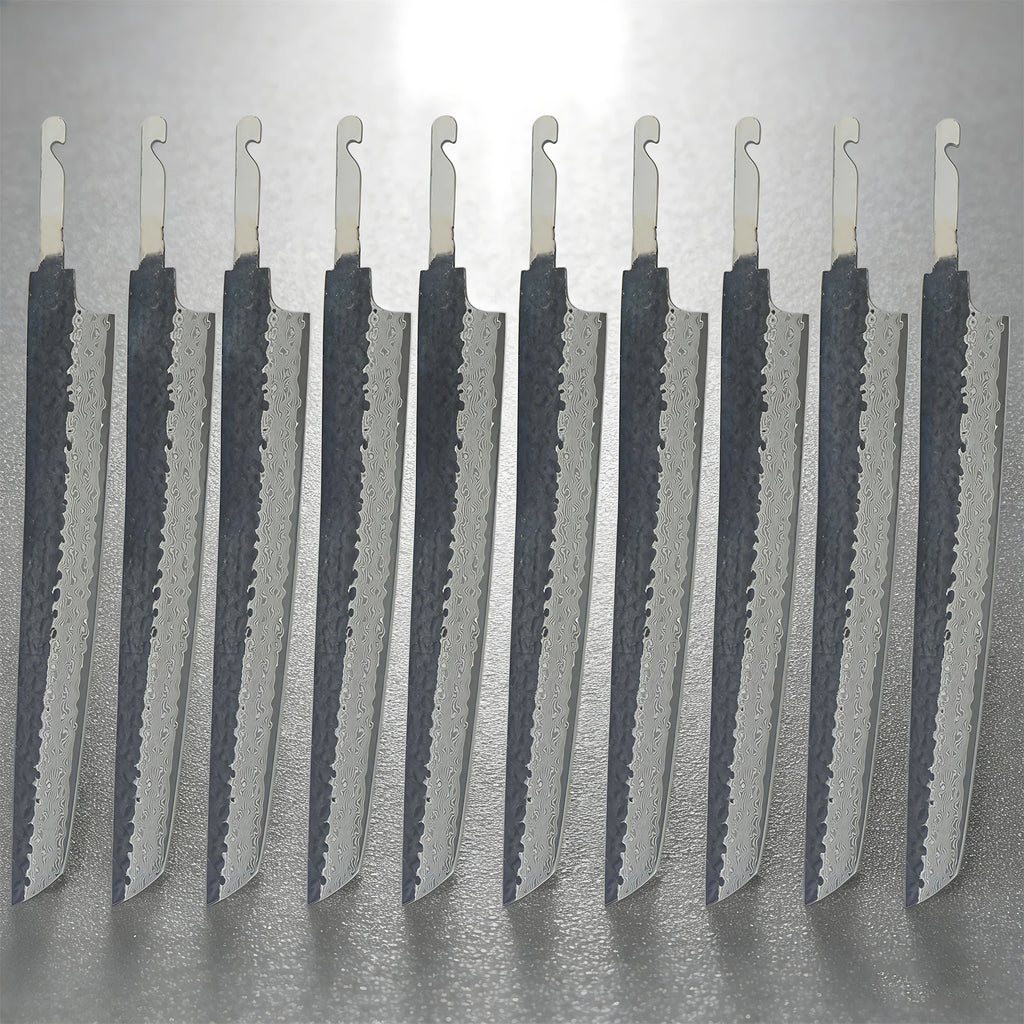 67-Layer Damascus Steel Sashimi Knife Blank Blade DIY Kit Knife Blank Blade Axl