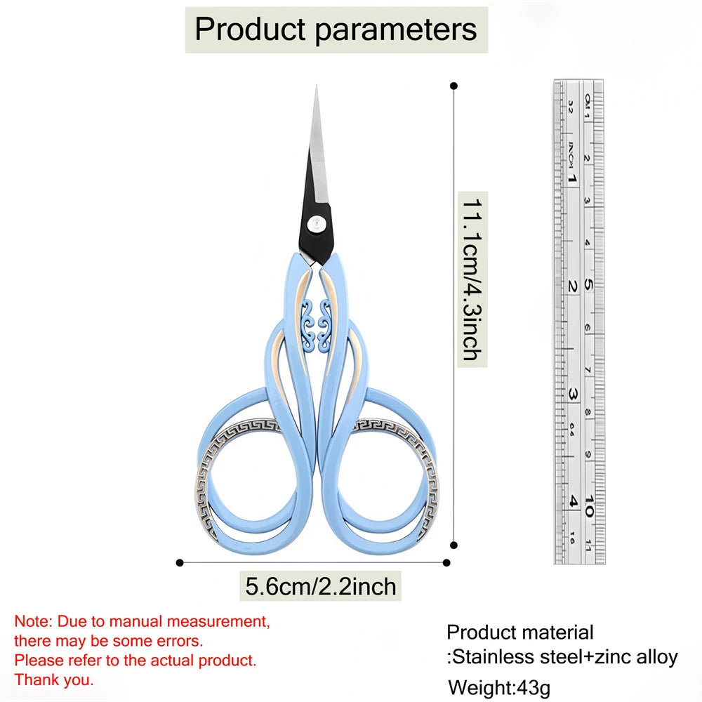 Vintage Stainless Steel Sewing Scissors – Embroidery & Fabric Sewing Scissors Axl
