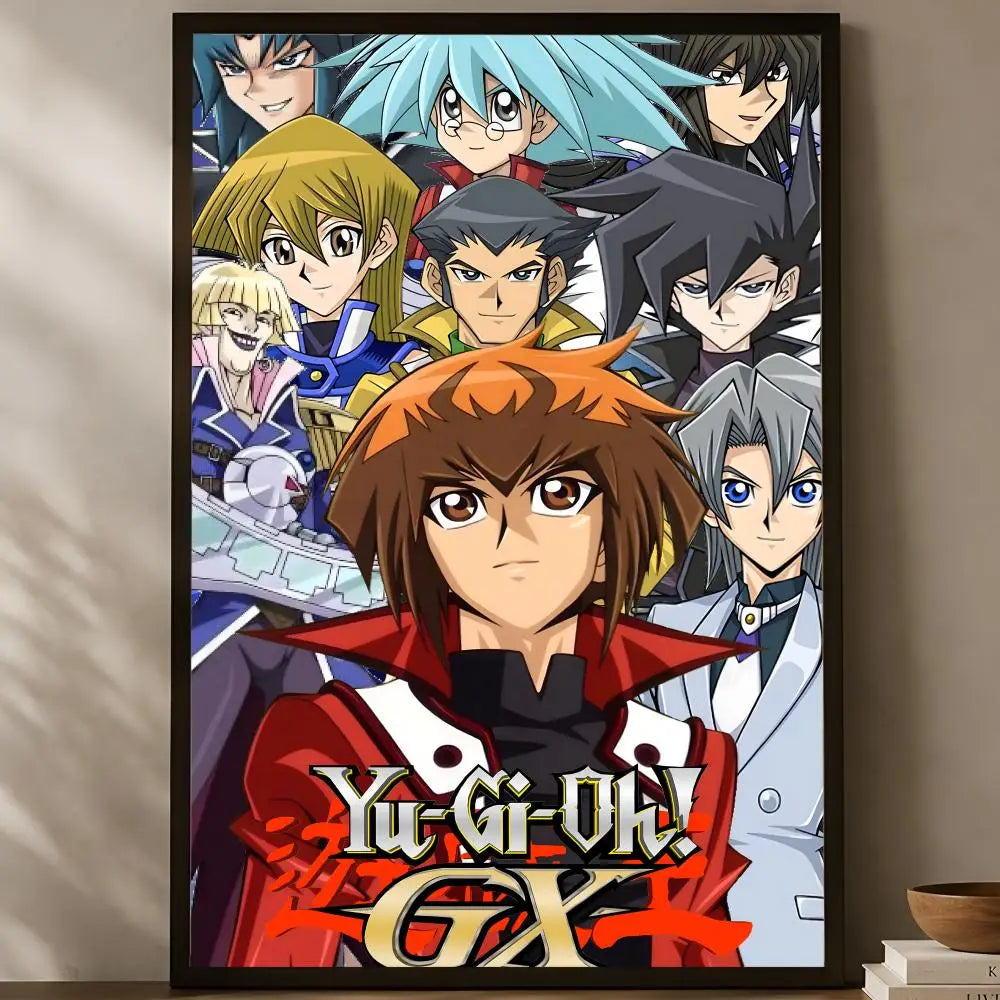 Yu-Gi-Oh Self-Stick HD PVC Wall Poster – Waterproof Home Decor