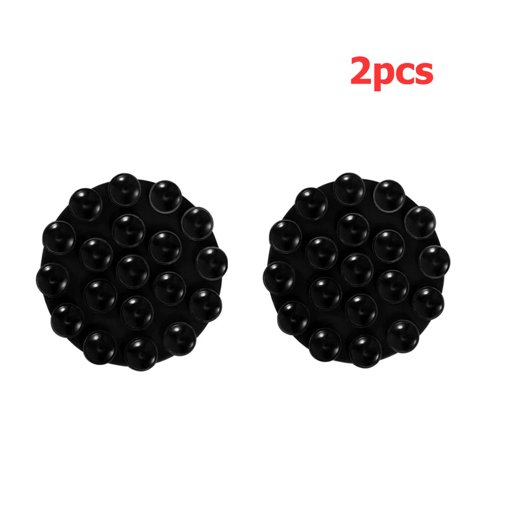 Silicone Suction Cup Phone Holder – Double-Sided Wall Mount Phone Suction Mount Axl 2PCS