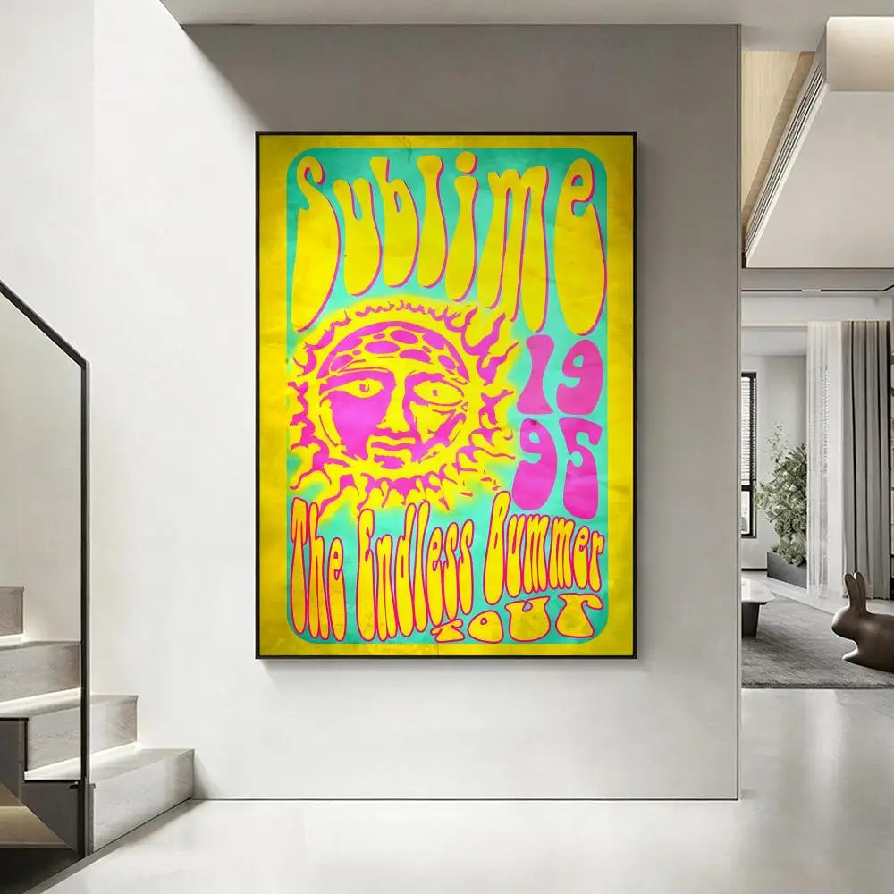 Sublime Band Poster – HD Waterproof Wall Art Print Decor Wall Art Poster Axl White10 21X30cmNoframe