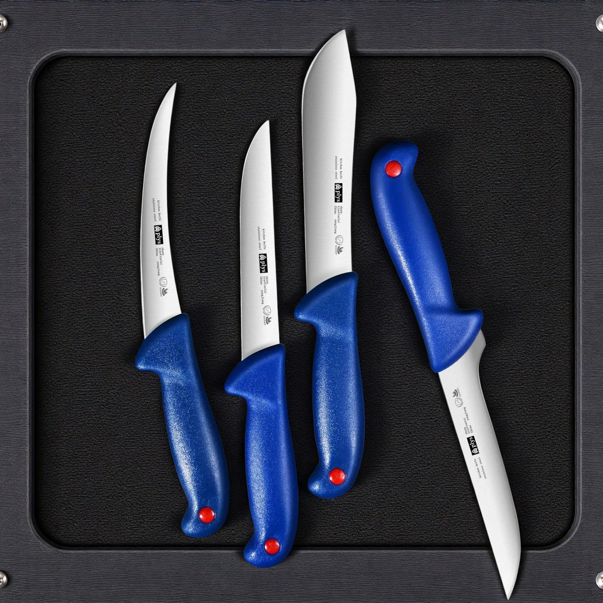 Ultra-Sharp Stainless Steel Boning & Butcher Knife Set Boning Knife Set Axl 4PCS