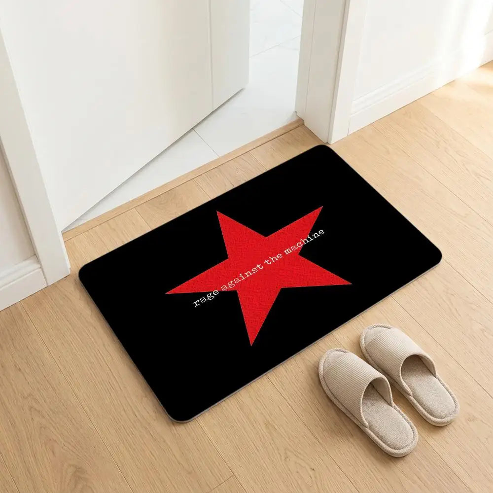 Rage Against the Machine Diatomite Bath Mat | Quick Dry Diatomite Bath Mat Axl White8 30x45cm