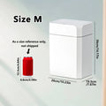 Smart Touchless Trash Can – Auto Motion Sensor Bin Motion Sensor Trash Can Axl White-Size M