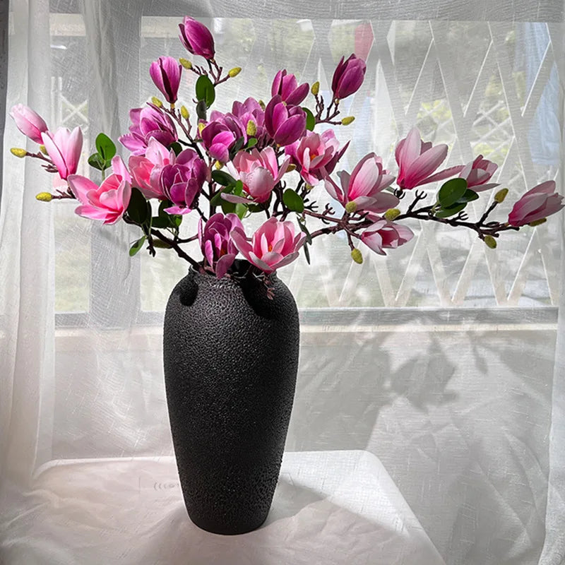 Silk Magnolia Artificial Flower Branch – Wedding & Home Decor Artificial Flower Branch Axl
