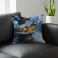 Cabin Woods Linen Cushion Cover | Sofa, Bed & Chair Decor Linen Cushion Cover Axl White14 40X40cm