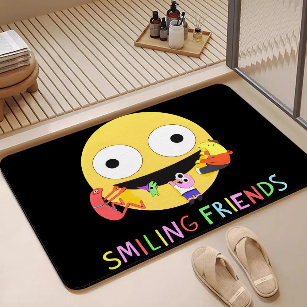 Diatomite Bath Mat – Quick Dry Anti-Slip Anime Design Bath Mat Axl
