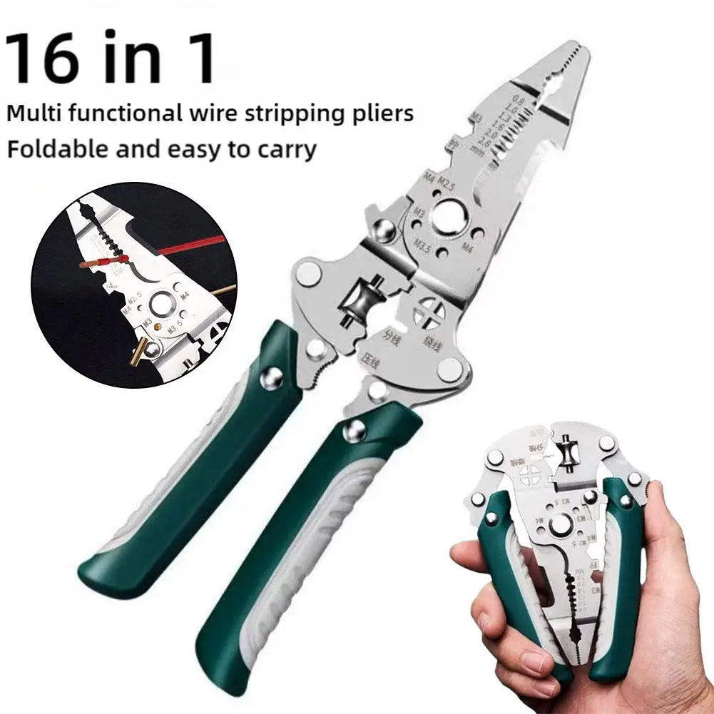 KITPIPI Wire Stripping Pliers – Multifunctional Electrician Tool Wire Stripping Pliers Axl