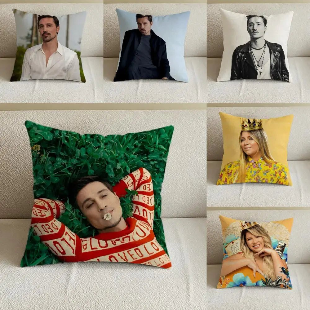 Marilia Mendonca Linen Cushion Cover – Sofa, Bed & Chair Linen Cushion Cover Axl