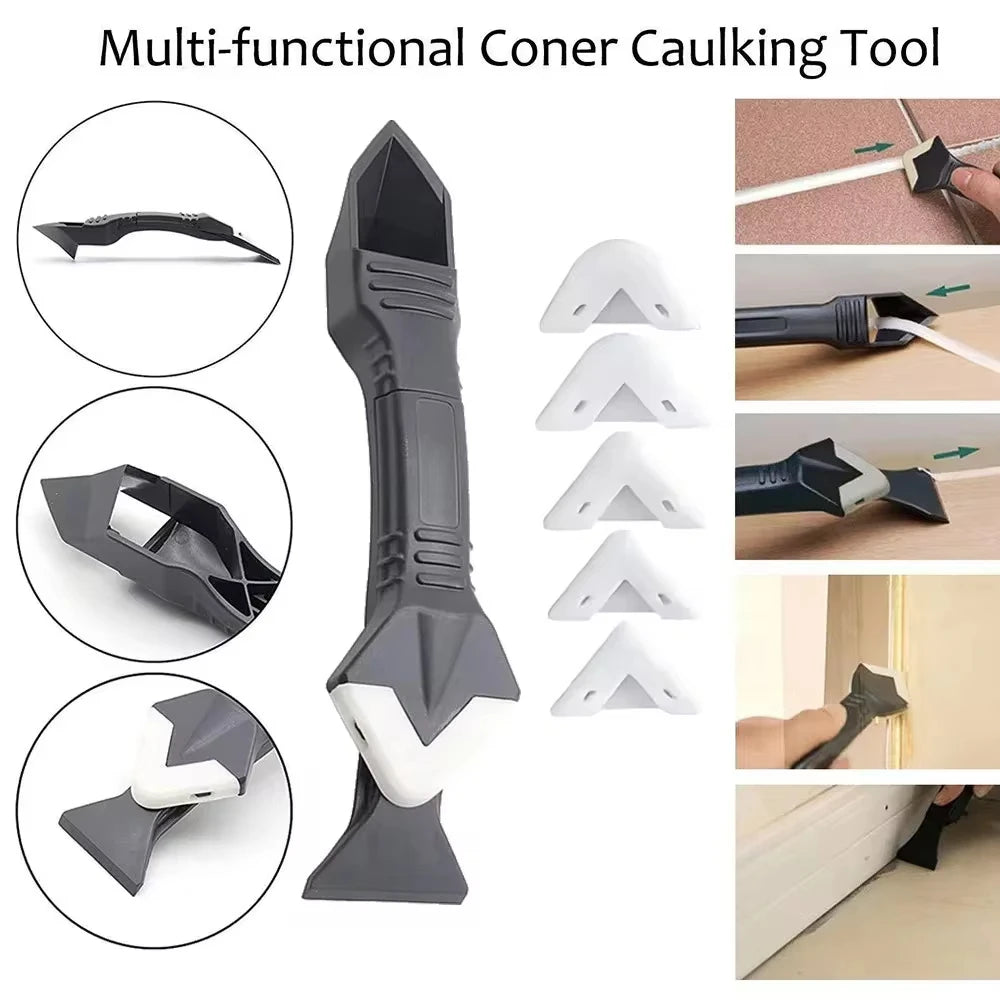 3-in-1 Caulking Tool Set – Scraper, Sealant Remover & Finisher Caulking Tool Set Axl