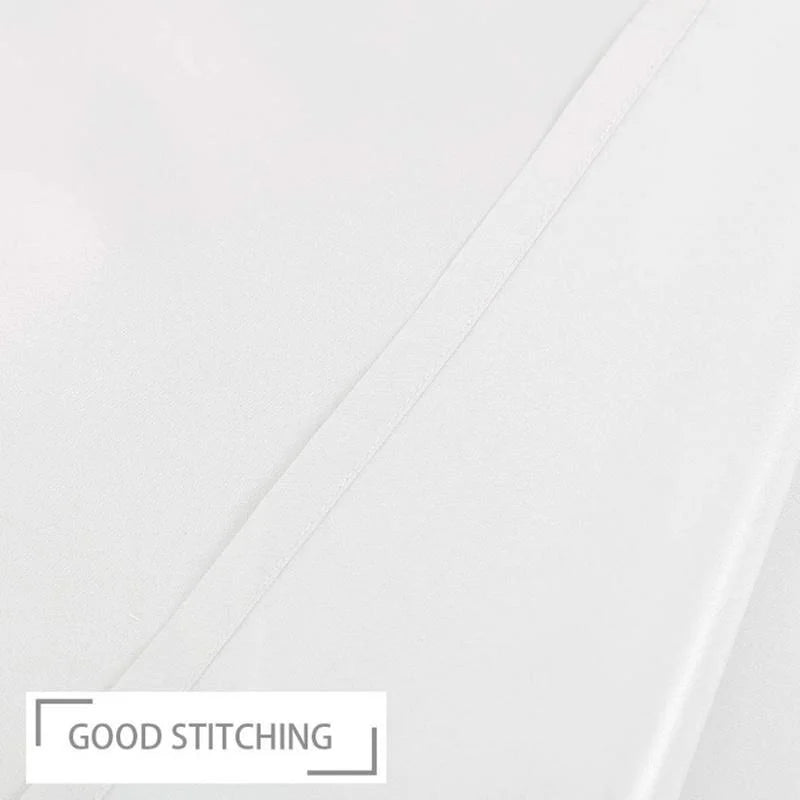 Heavyweight Waterproof White Shower Curtain – Mildew Resistant Shower Curtain Axl