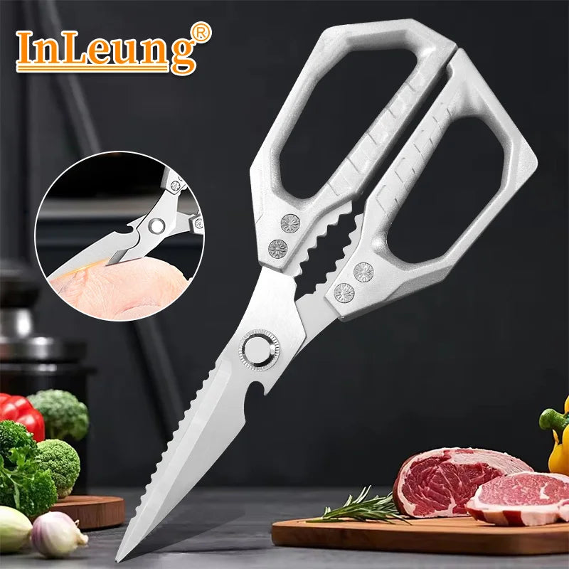 Stainless Steel Kitchen Scissors – Multi-Tool Chicken Shears Kitchen Scissors Axl