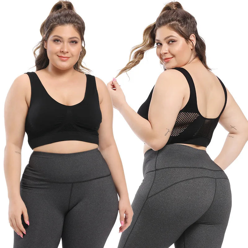 Women's Breathable Padded Sports Bra Vest – Gym & Running Top Sports Bra Vest Axl