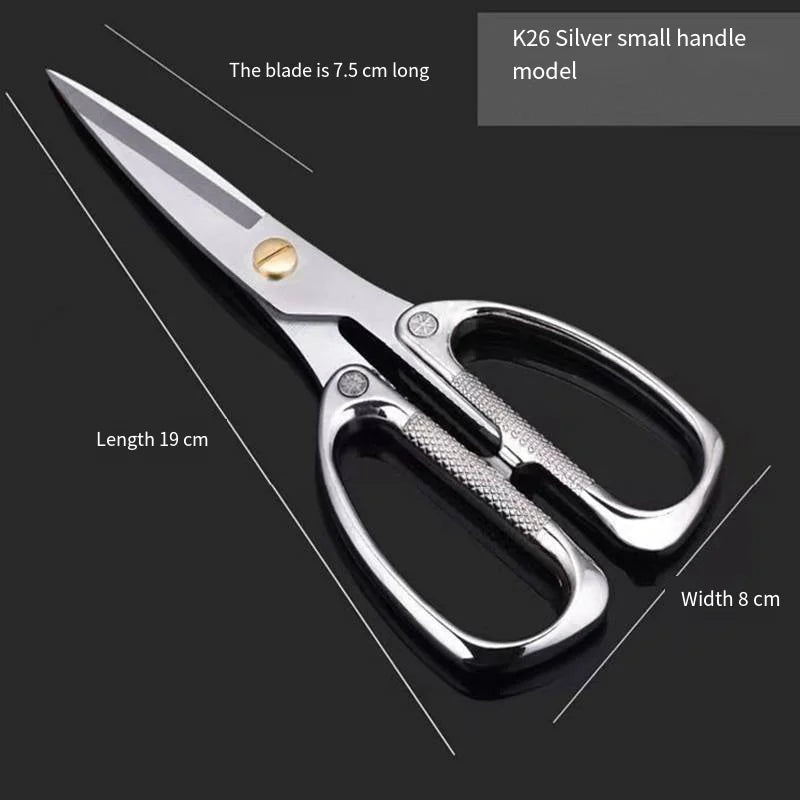 Multifunction Zinc Alloy Kitchen & Tailor Scissors | Cutting Tool Multifunction Scissors Axl K26silverJD