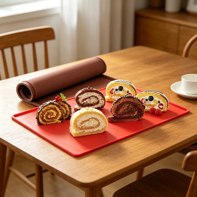 Reusable Silicone Baking Mat – Non-Stick Pastry Rolling Mat Silicone Baking Mat Axl