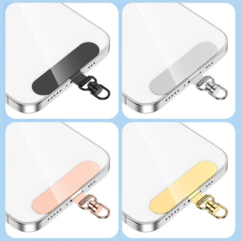 Steel Phone Lanyard Clip Patch – 360° Metal Strap Tab Phone Lanyard Clip Axl