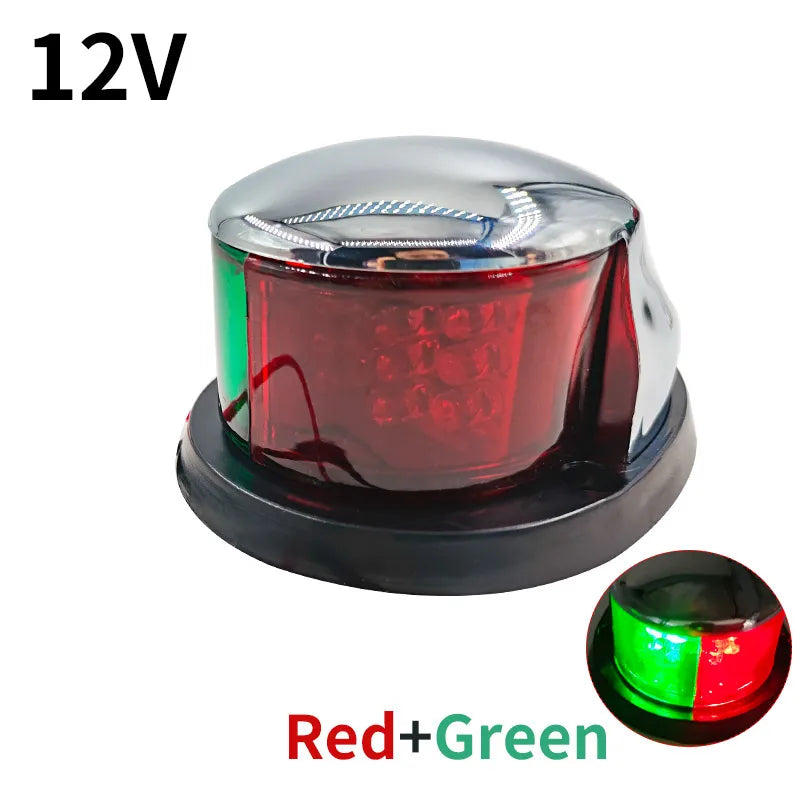 SU304 Marine LED Navigation Light 12V 24V | IP67 Boat Bow Light Marine Navigation Light Axl 12V RED GERRN