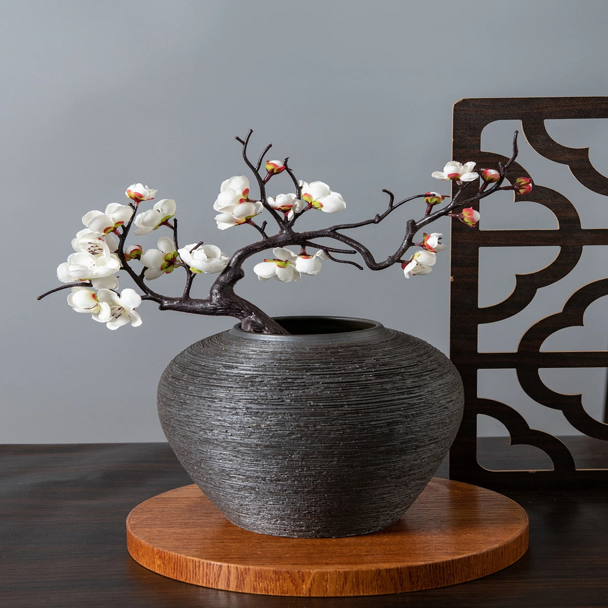 Silk Plum Blossom Branch – Artificial Spring Flower Décor Artificial Flower Branch Axl