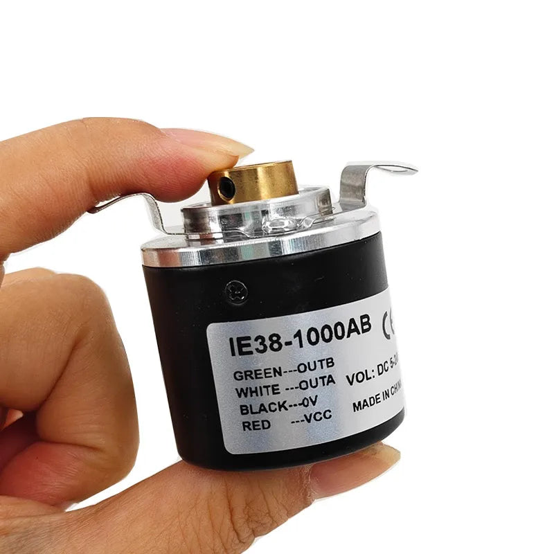 IE38 Hollow Shaft Incremental Rotary Encoder 12-24V 100-1000PPR Rotary Encoder Sensor Axl