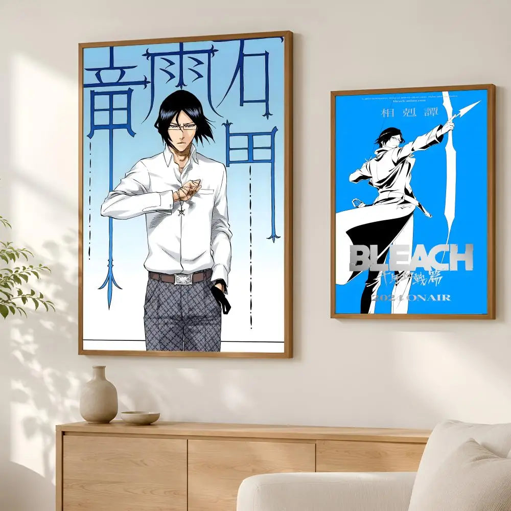 Uryu Ishida Anime Wall Poster – Self-Stick Waterproof HD Art Anime Wall Poster Axl