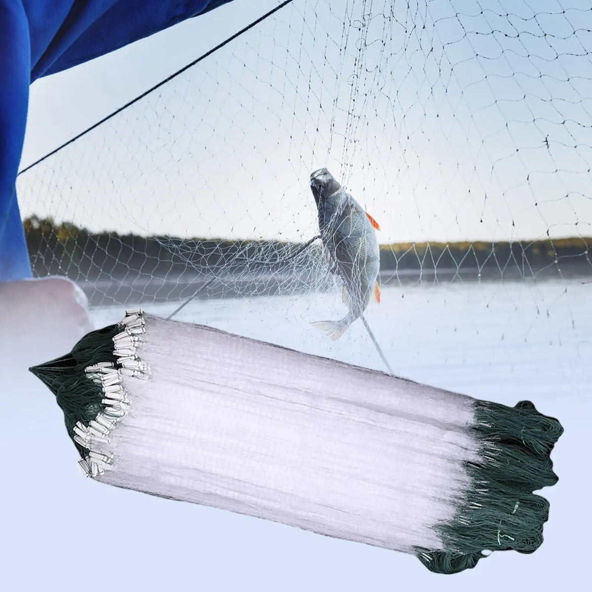 Professional Cast Fishing Net | Portable Throw Net River & Sea Cast Fishing Net Axl