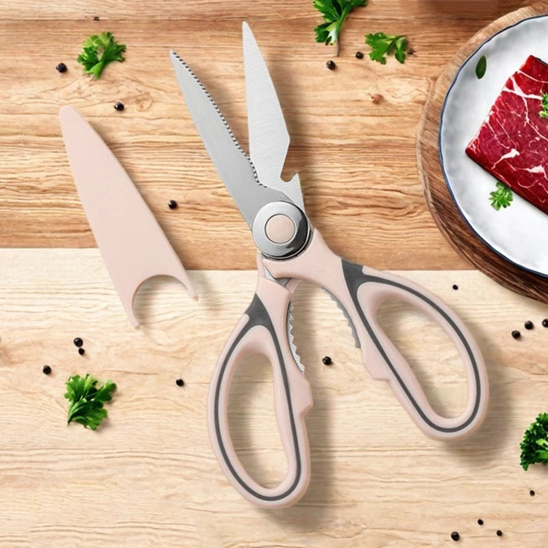 Stainless Steel Multifunctional Kitchen Scissors – Meat & Fish Kitchen Scissors Axl