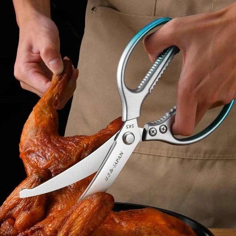 PLYS Heavy Duty Kitchen Scissors – Stainless Steel BBQ Shears Kitchen Scissors Axl