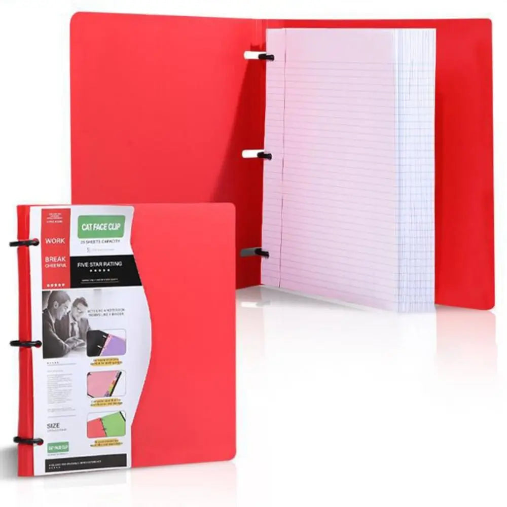 3-Ring Waterproof Loose-Leaf Binder Folder + 200 Lined Sheets Loose-Leaf Binder Axl