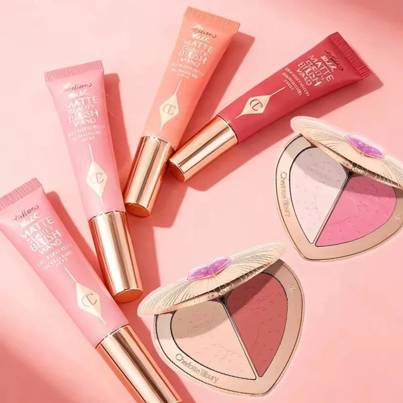 Charlotte Tilbury KISSING Lipstick – Hydrating Rose Pink Shine Cream Lipstick Axl