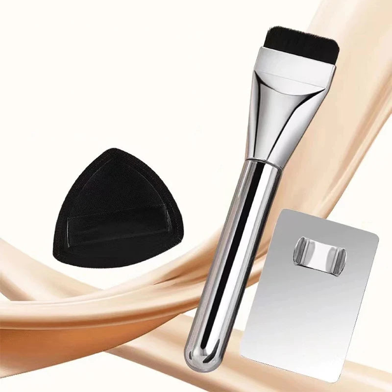 Foundation Brush Mixing Palette & Spatula Set – Makeup Tools Makeup Mixing Tools Axl A2