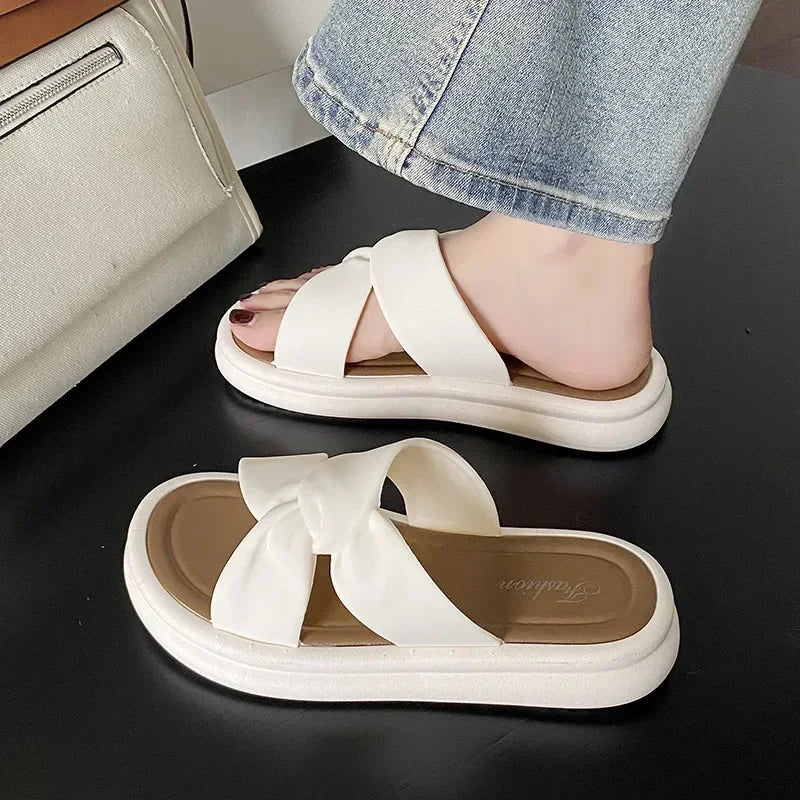 Women's Summer Beach Slippers – Anti-Slip PVC Flat Sandals Women's Slippers Axl