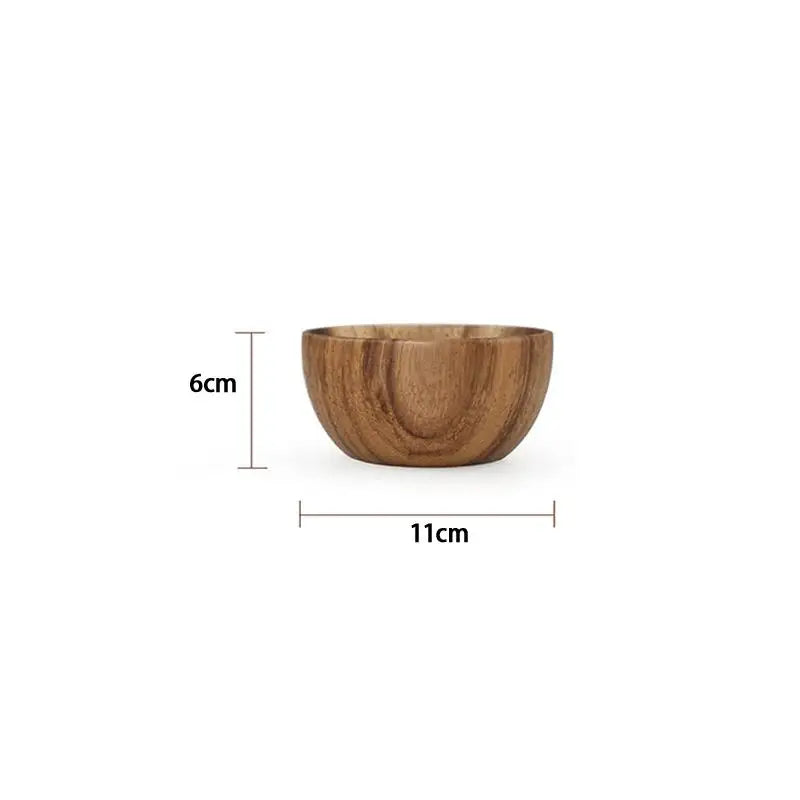 Large Wooden Salad Bowl – Kitchen Cutlery Organizer Wooden Salad Bowl Axl one size A4