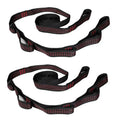 2-Pack Reinforced Hammock Tree Straps – 5-Ring Polyester, 2m Hammock Tree Straps Axl Red 2pcs