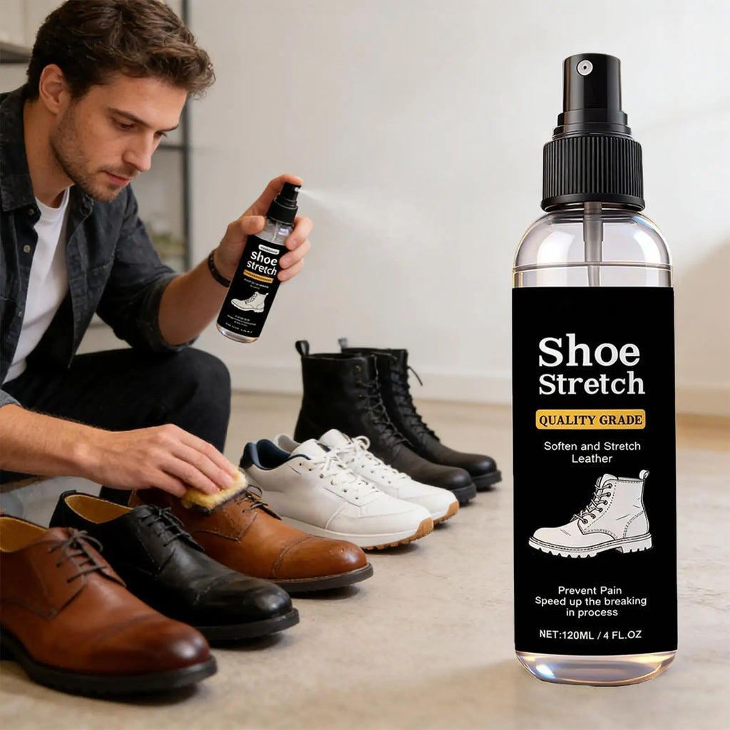 Shoe Stretcher Spray 120ml – Boot Softening & Stretch Liquid Shoe Care Spray Axl Default Title