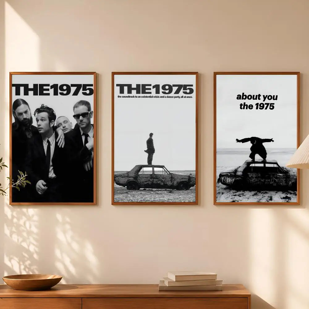 The 1975 Band Self-Stick HD PVC Wall Art Poster | Waterproof Wall Art Poster Axl