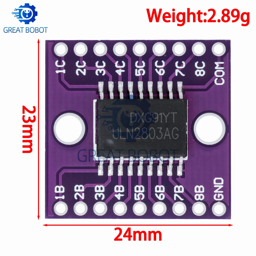 ULN2803A Darlington Array SMD IC – High-Voltage High-Current Driver Darlington Array IC Axl