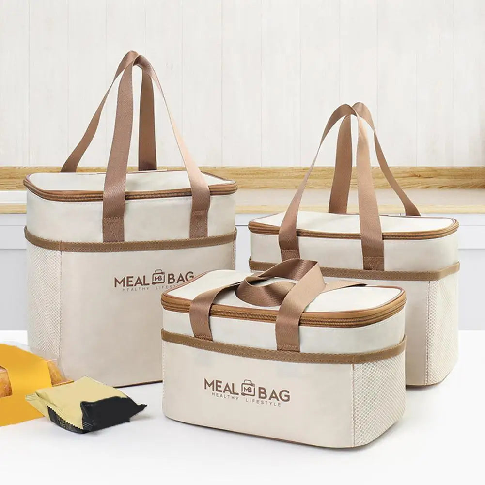 Large Insulated Lunch Tote Bag – Thermal Bento Cooler Bag Insulated Lunch Bag Axl
