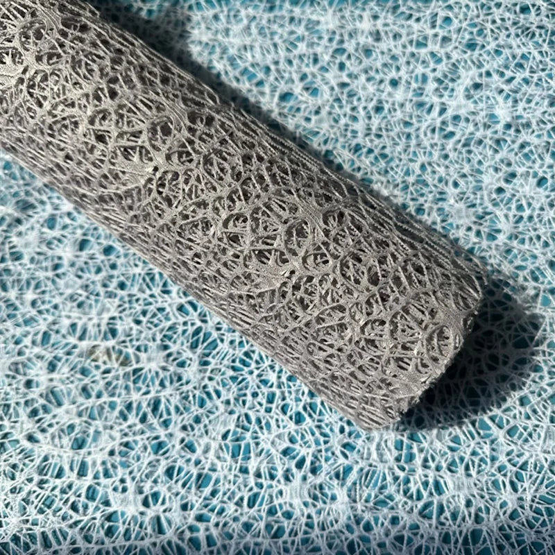 Floral Mesh Wrapping Paper Roll – Hollow Net Bouquet Wrap Bouquet Wrapping Paper Axl Gray