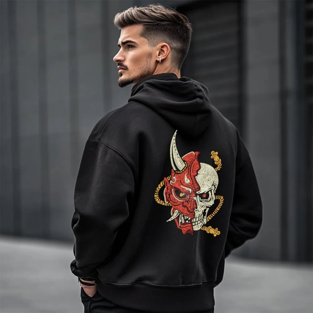 Glass Skull Rhinestone Iron-On Applique Sheet | Hotfix Transfer Iron-On Applique Axl
