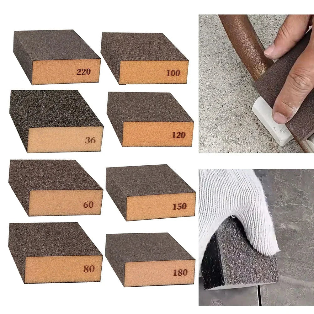 Sponge Sanding Block Grit 36–220 | Wet & Dry Abrasive Pad Sanding Sponge Block Axl