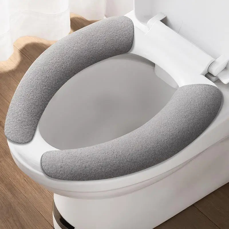Soft Plush Toilet Seat Cover – Warm Cushion, Universal Fit Toilet Seat Cover Axl one size A4