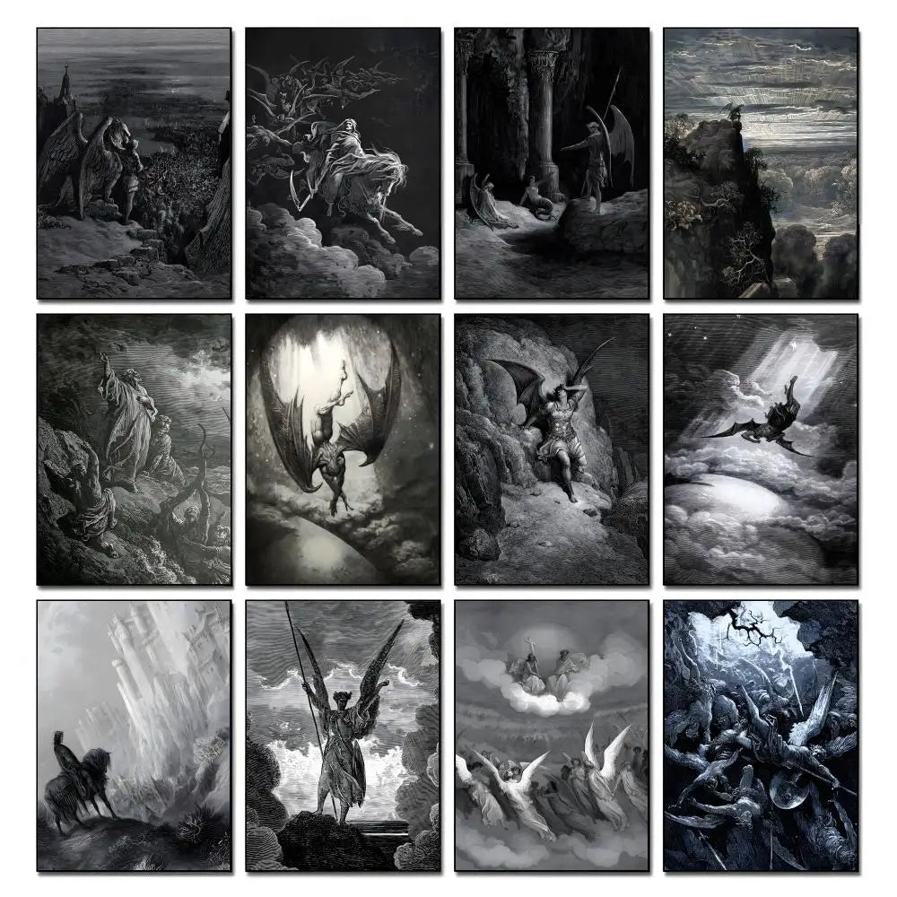 Lost Satan HD Art Poster – Waterproof Sticky Wall Decor Wall Art Poster Axl