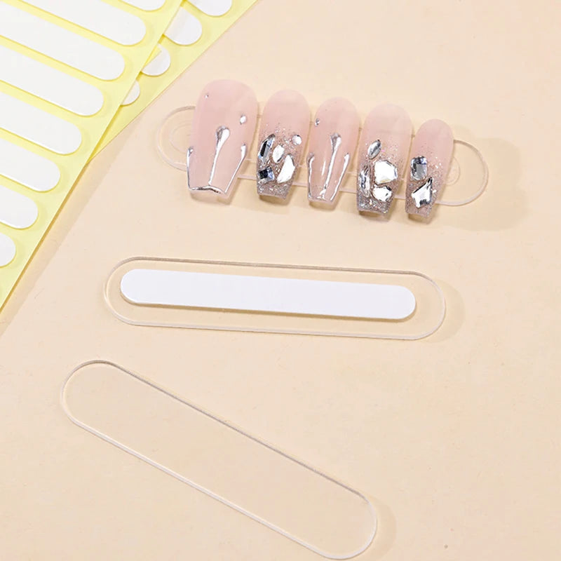 Nail Art Display Tape – 300 Pcs Double-Sided Adhesive Stickers Nail Display Tape Axl